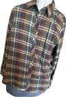Vintage Queen's-Way To Fashion 70S Shirt Women 18 Colorful Plaid Collar