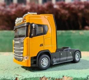1:50 Scania Metal Lorry Truck Head Model YELLOW - Picture 1 of 1