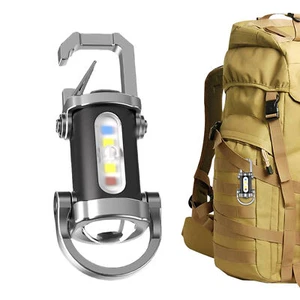 LED Keychain Light Bright Flashlight Keyring Camping Waterproof Pocket Torch - Picture 1 of 12