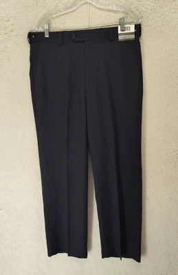 Architect Men Pants 36x29 Black 100% Polyester Straight Leg Classic Dress Pants - Image 1 of 4