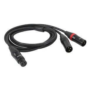 Blastking CYXLR2M1F-3 2 XLR macho a 1 XLR hembra - 3 pies - Imagen 1 de 2