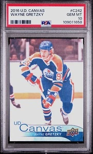 2016-17 Upper Deck Wayne Gretzky UD Canvas #C242 PSA 10 GEM MINT - Picture 1 of 2
