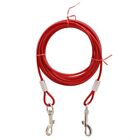 Leash Anti-Bite Tie Out Cable Steel Wire 3 Colors For Two Dogs Pet Leashes