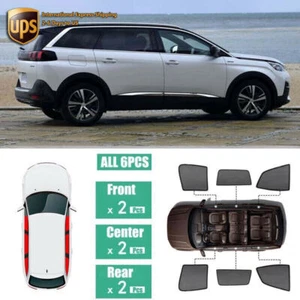 Parasol Ventanas Protector Rayos UV Bloque Malla Privacidad Visera Para Peugeot 5008 - Imagen 1 de 10
