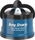 AnySharp Knife Sharpener "World's Best Knife Sharpener"Safe,Easy to Use FREE UK