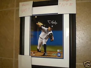 PHIL HUGHES FRAMED 8X10 AUTOGRAPHED STEINER COA FIRST START - Picture 1 of 2