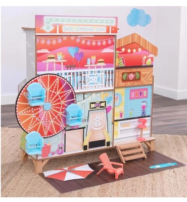 KidKraft Doll's House DIY Kit Ferris Wheel Beach House T2490 NVB - Image 1 of 4