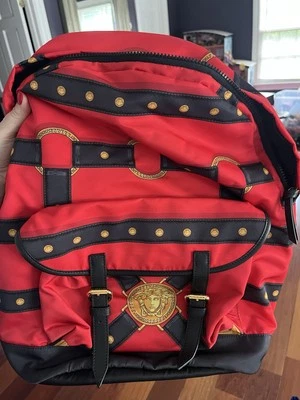 Versace Bondage Printed Nylon Backpack - Image 1 of 4