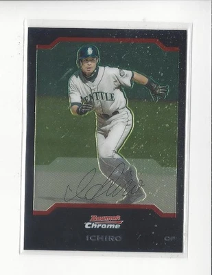 2004 Bowman Chrome #118 Ichiro Suzuki Mariners - Imagem 1 de 2