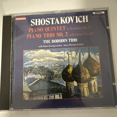 Shostakovich: Piano Quintet Op. 57, Piano Trio Op. 67-THE BORODIN TRIO-Chandos - Image 1 of 2