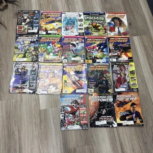 Nintendo Power Magazines Lot  Of 17 And Pikmin Guide Winner Takes All - Picture 1 of 9
