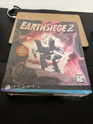 Earth Siege 2 PC Big Box Game Windows 1995 CD ROM Sealed “A MUST HAVE!” - Image 1 of 4