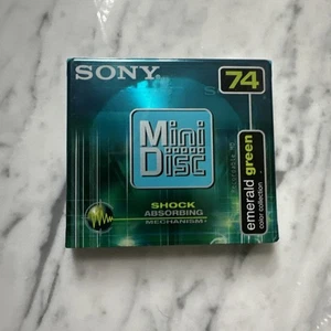 Sony Mini Disco Grabable MD MDW-74AN Colección Color Verde Esmeralda. SELLADO - Imagen 1 de 2