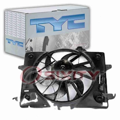 Conjunto de ventilador condensador y radiador doble TYC para Mercury Grand it 1998-2000 Foto 1 de 4