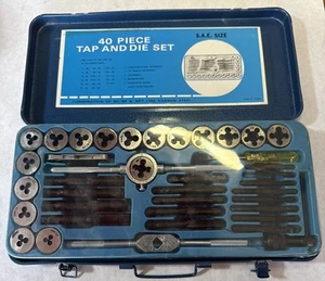 Vintage 40pc SAE Tap & Die Set. Pristine Condition. - Picture 1 of 5
