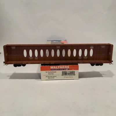Walthers HO 72' Centerbeam Flatcar Union Pacific UP 273182 Opera 932-4123 LN - Image 1 of 4