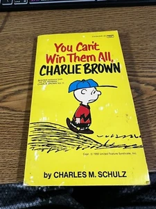 YOU CANT WIN THEM ALL CHARLIE BROWN Charles M Schulz peanuts 1972 vintage - Picture 1 of 6