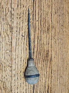 "Chal de madera vintage de 7" con mango de madera" - Imagen 1 de 6