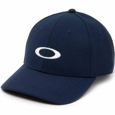 Gorra Oakley Golf Ellipse Talla Única Negra Azul Marino Blanco 91809 Hydrolix Protección UV NUEVA CON ETIQUETAS Foto 1 de 4