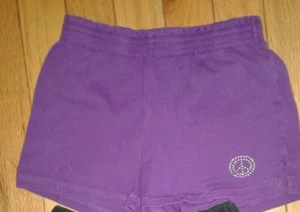 GIRLS SHORTS W/ELASTIC WAIST PURPLE (4/5) Xs - Picture 1 of 1