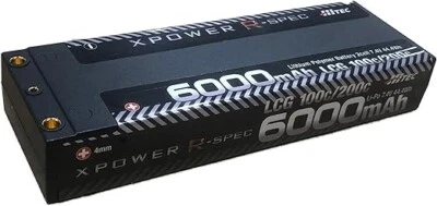 NEW: Hitec Multiplex Japan Li-Po 7.4V XPR6000-LCG-B Official Japanese Product - Image 1 of 3