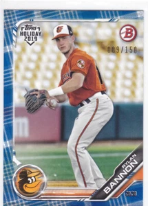 2019 Topps Bowman Holiday #TH-RB Rylan Bannon Blue Rc Rookie /150 - Picture 1 of 1