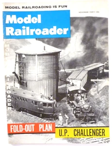 Model Railroader Magazine November 1959 with Fold Out Plan UP Challenger More - Picture 1 of 2