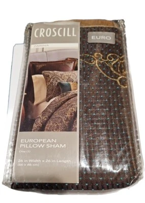 Croscill Zarina European Pillow Sham 26 X 26 - Image 1 of 2