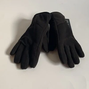 Isotoner Smart Touch Mens Hommes Black Hand Winter Gloves Size Medium  - Picture 1 of 11