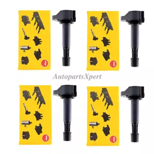 30520-5G0-A01 4 pcs OEM NGK Ignition Coil For Honda Accord CR-V Acura TLX 2.4L - Picture 1 of 6