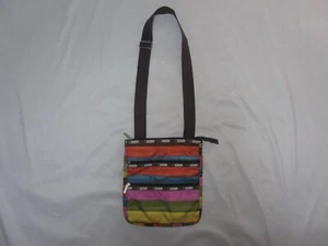 vintage y2k lesportsac crossbody nylon bag rainbow - Picture 1 of 8