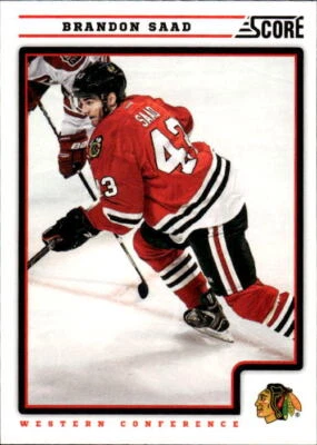 2012-13 Score Brandon Saad #124 Chicago Blackhawks - Image 1 of 2
