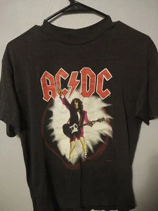  AC/DC Blow Up Your Video ‘88 World Tour T Shirt - M VTG VINTAGE ORIGINAL 1988 - Picture 1 of 9
