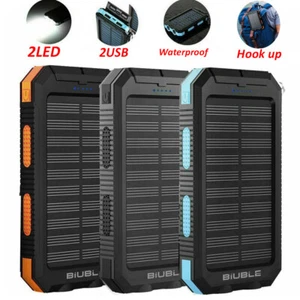 9000000mah Solar Power Bank Pack USB LED Pack Battery Fast Charger For Phone - Picture 1 of 21