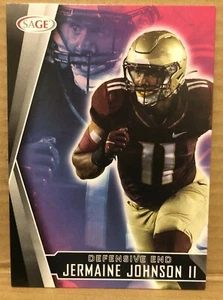 JERMAINE JOHNSON(FLORIDA STATE)2022 SAGE BLACK ROOKIE CARD - Picture 1 of 1