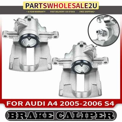 2x Rear LH & RH Disc Brake Calipers for Audi A4 Quattro 2005-2006 S4 2004-2009 - Image 1 of 4