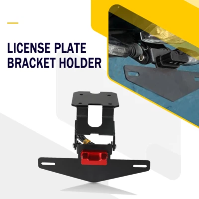 Red Motorcycle motorcycle License Plate Bracket Holder For Yamaha YZF R15 V3 - Image 1 of 4