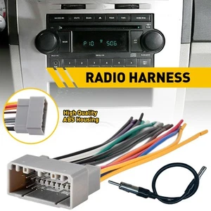 Aftermarket Car Radio Harness Wiring & Antenna Adapter Cable Chrysler for Dodge - Picture 1 of 9