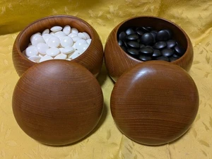 Piedras Clam Go Talla 34 hechas en Hyuga con Go Bowls Igo Japón 2 - Imagen 1 de 17