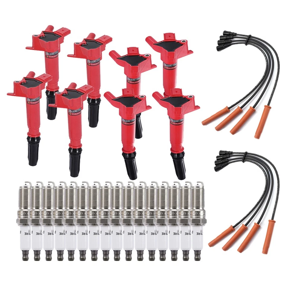 Bujía de bobina de encendido de 8 piezas para Ford F150 F250 F-350 Super Duty 2010-2017 6,2 L Foto 1 de 4