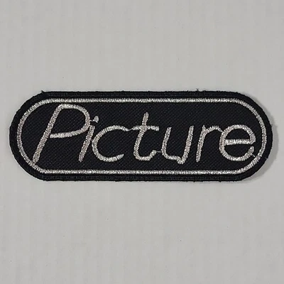 PICTURE Shiny Band Logo SMALL PATCH Embroidered - Image 1 of 4