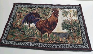 Hahn Design Wandteppich Gewebt Tischset - Bild 1 von 9