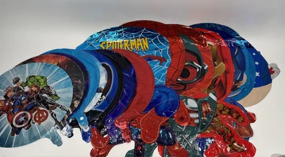 (16) Paquete/lote de globos de aluminio Superhéroe/Universo Marvel fiesta de cumpleaños, nuevos Foto 1 de 4