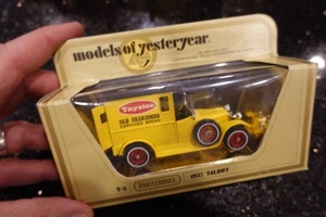 Matchbox  Model of Yesteryear  Y-3 1922 Talbot Advertising Truck  A8  NEW  RARE - Picture 1 of 3