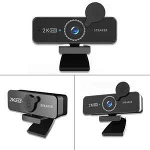 1440P HD Webcam Computer Webcam With Microphone USB PC Web Camera 120-degree TDW - Afbeelding 1 van 12