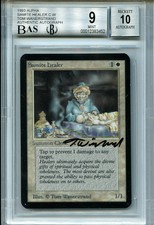 MTG Alpha Samite Healer BGS 9.0 (9) Mint BAS10 signed Magic card Amricons 3452