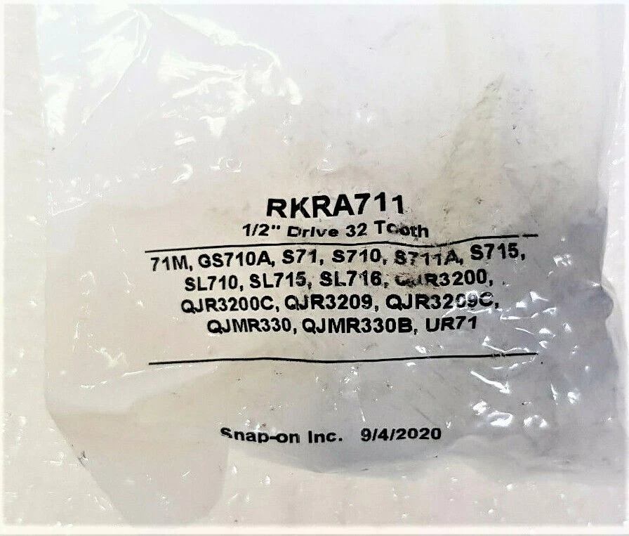 Snap on Drive 32 Tooth Ratchet Repair Kit RKRA711