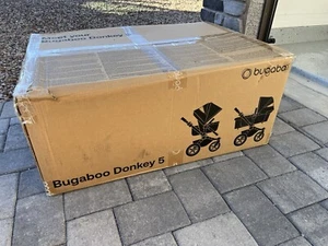 BRAND NEW Bugaboo Donkey 5 Mono Complete Stroller Black/Midnight Black - Picture 1 of 10