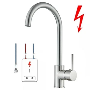Wasserhahn Niederdruck Küchenarmatur 360° Küche Einhandmischer Spültischarmatur - Bild 1 von 11