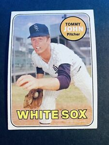 1969 Topps Baseball Tommy John Chicago White Sox Card #465